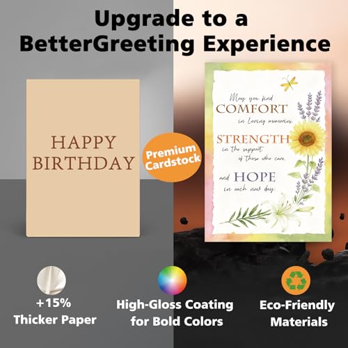 Comforting Sympathy Card - Hope & Strength Gift for Loss