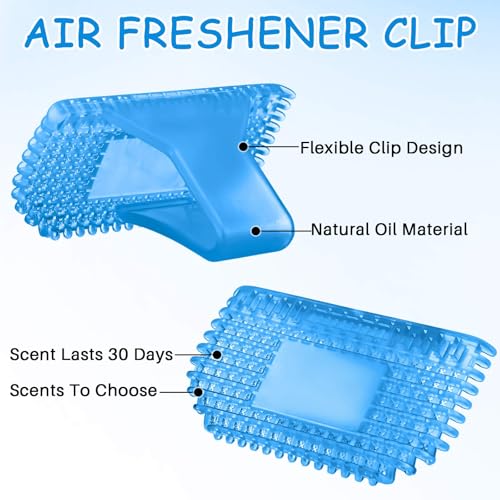 Leelosp Blue Toilet Bowl Air Freshener Clip | 30 Days Cotton Scent