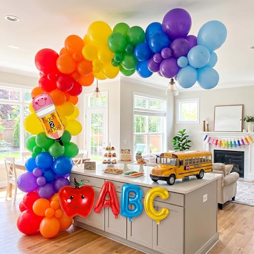 Jenlion 154pc Balloon Garland Arch Kit - Colorful Party Decorations