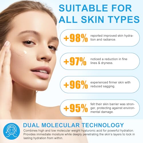 IFUDOIT Hyaluronic Acid Powder for DIY Skincare & Face Serums 4.23 Oz