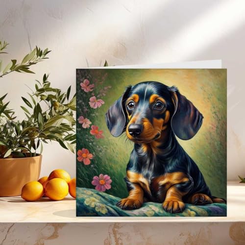 Dachshund Birthday Greeting Card | Premium Eco-Friendly 145mm