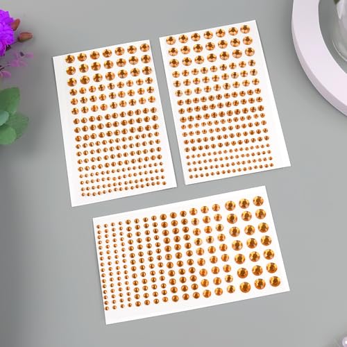 Face Gems and Hair Pearls Self-Adhesive Rhinestones for Makeup