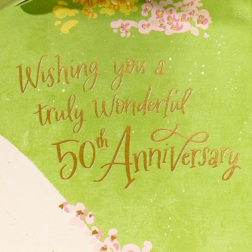 Papyrus 50th Anniversary Pop-Up Card, Hot Air Balloon 3D Greeting Card