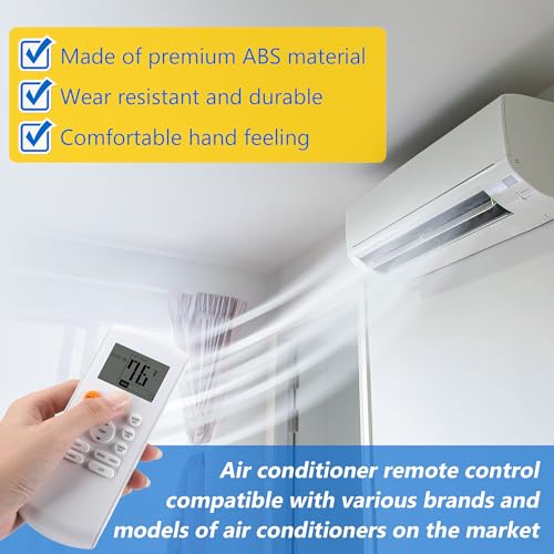 Midea Air Conditioner Remote Control | Smart Replacement with Backlight