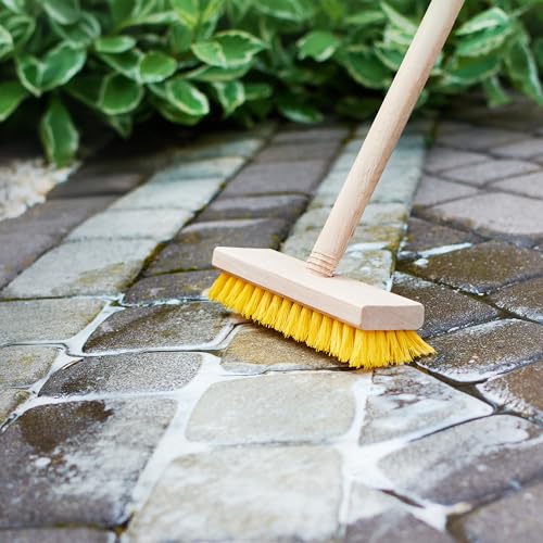 Harrison Greys 7.87" Heavy Duty Deck Scrub Brush Head for Concrete & Wood