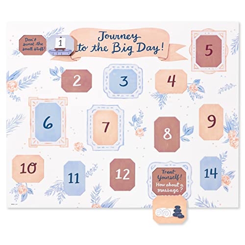 Wedding Countdown Calendar by American Greetings - 14-Day Bridal Shower Gift