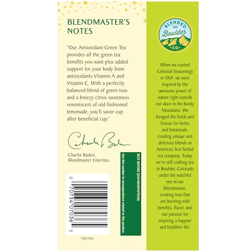 Celestial Seasonings Immune Support Green Tea - 20 Bags