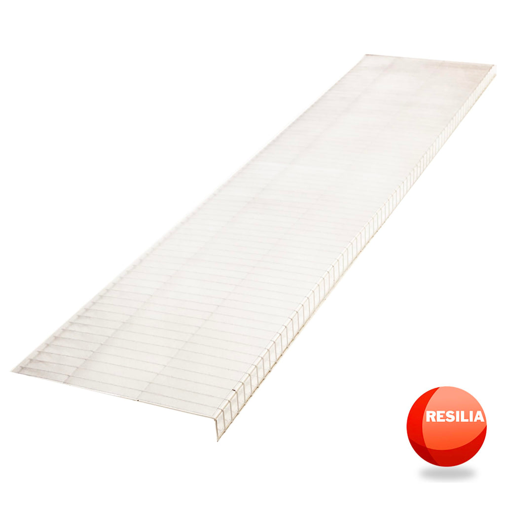 RESILIA Closet Shelf Liner for Wire Shelving – 20" Wide x 25' Long Heavy Duty Waterproof Liners, Clear PVC Covers for Kitchen Pantry, Bathroom Closet, & Cabinet Storage, Made in The USA