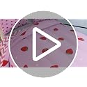 Kawaii Strawberry Pillow Shams Set - Pink Microfiber 20" x 30"