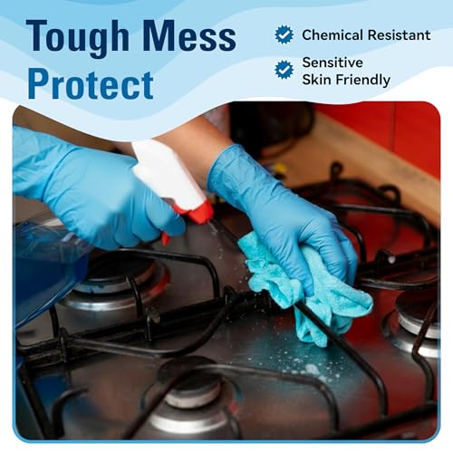 SWIFTLITE Food Safe Disposable Nitrile Gloves - Latex-Free, Blue