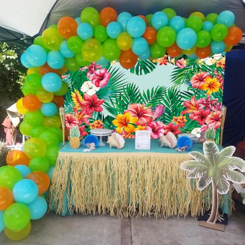 Tropical Palm Leaves Backdrop for Summer Parties - 7x5FT Vinyl