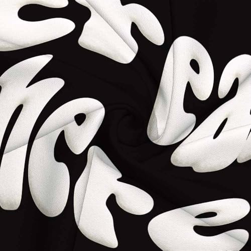Scream Here Decorative Throw Pillow Cover, 18x18 Inch Retro Groovy Cushion Case