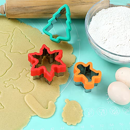 Christmas Cookie Cutters Mold Set - 9-Piece Baking & Decoration Tools