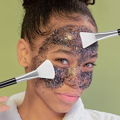 Tifanso 4PCS Flexible Silicone Face Mask Brushes for Mud and Clay