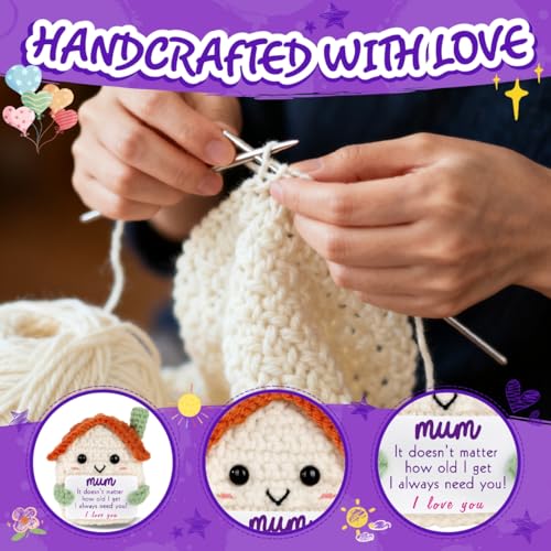 Crochet House Mom Gift from Daughter Son Sentimental Keepsake