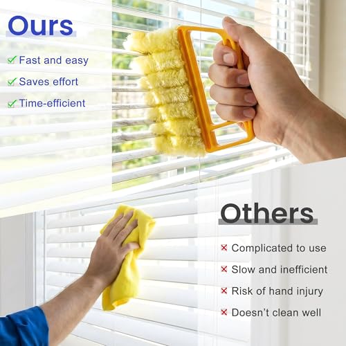 3-Pack Window Blind Cleaner Tool Set with Ergonomic Handle