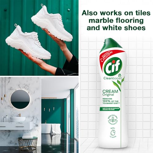 Cif Professional Original Cream Cleaner 500ml - Powerful Stain Removal