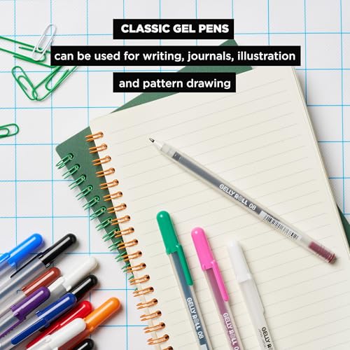 Sakura Gelly Roll Medium Point Gel Ink Pen Set - 3 Count Black