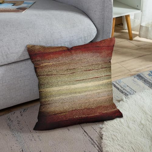 Emvency 20x20 Inch Geometric Body Pillow Cover with Zipper - Soft Velvet Floral Decor