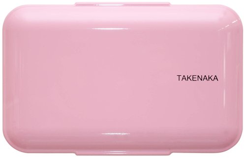 Bento Bite Dual from TAKENAKA, Eco-Friendly and Sustainable Japanese Style Bento Lunch Box (Candy Pink)