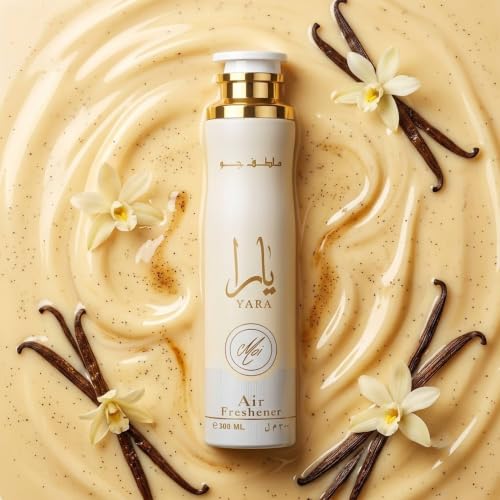Lattafa Yara Moi Air Freshener 10.1oz Fruity Floral Woody Scent – Elegant & Long-Lasting