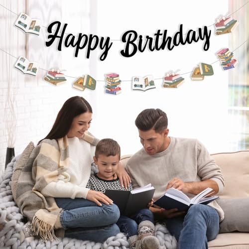 Storybook Birthday Decorations Set - Happy Birthday Banner & Garland