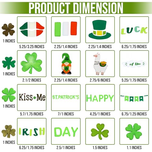 91-Piece St. Patrick's Day Gel Window Clings - Reusable Shamrocks & More
