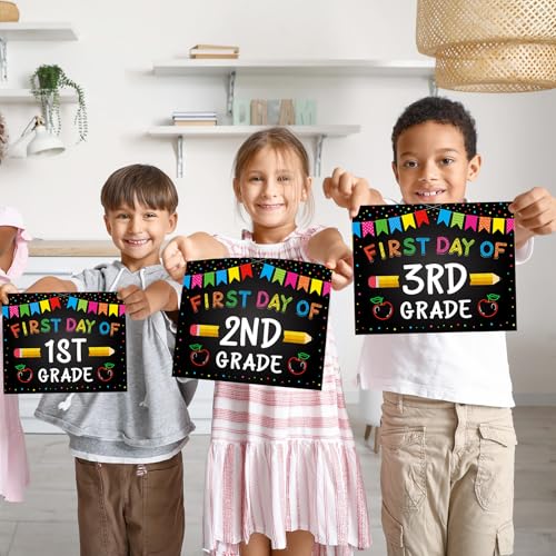 First and Last Day of School Photo Prop Sign - Double Sided, 10" x 8"