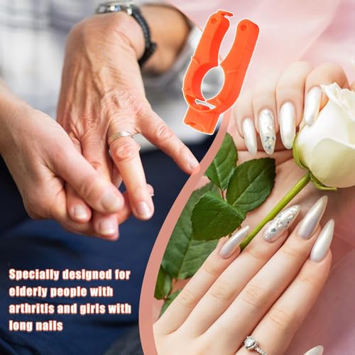 6-Pack Ergonomic Plastic Bottle Cap Openers for Easy Grip