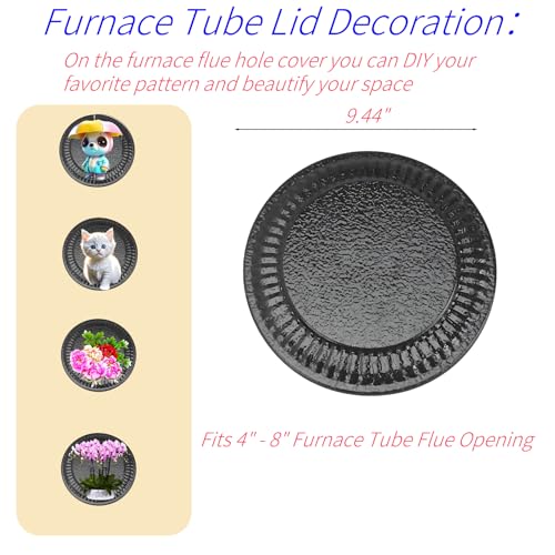 Adjustable Furnace Flue Hole Cover 6719900 for 4-8" Pipes