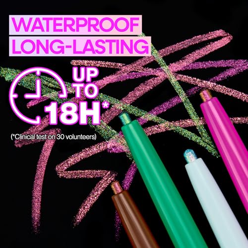wet n wild Chameleon Chrome Eyeliner - Waterproof Multichrome Planet Disco