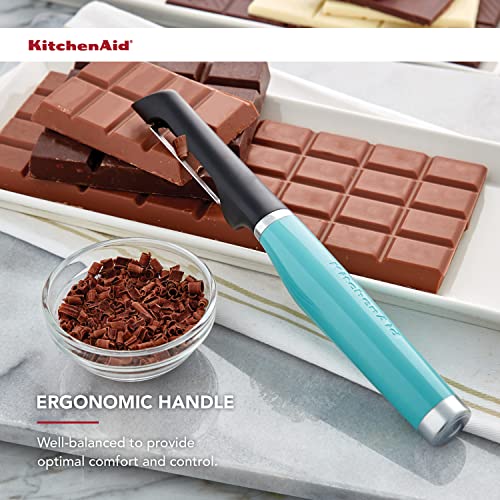KitchenAid Soft Classic Euro Vegetable & Fruit Peeler - Aqua Sky 2 Pack