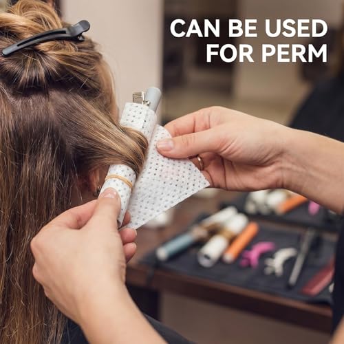 Fibraze 300 Pcs Perm Papers for Hair Heat Resistant End Papers Salon Styling