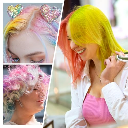 4 Pcs Hair Dye Brushes with Soft Bristles and Tapered Tips for Root and Detail Work