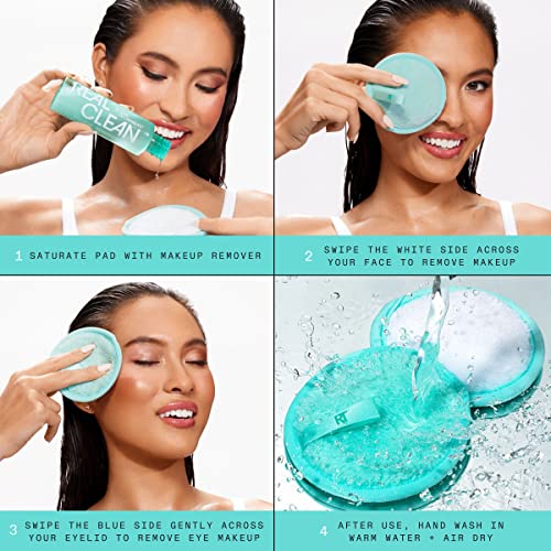 Real Techniques Reusable Makeup Remover Pads - Dual-Sided 2 Count