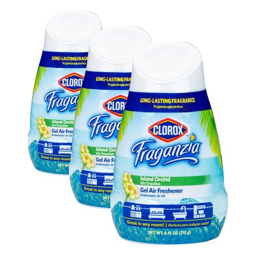Clorox Fraganzia Gel Air Freshener Cone - Island Orchid, 6oz (Pack of 3)