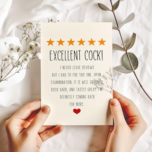 Funny Birthday Card for Husband - Humorous 5-Star Greeting Card