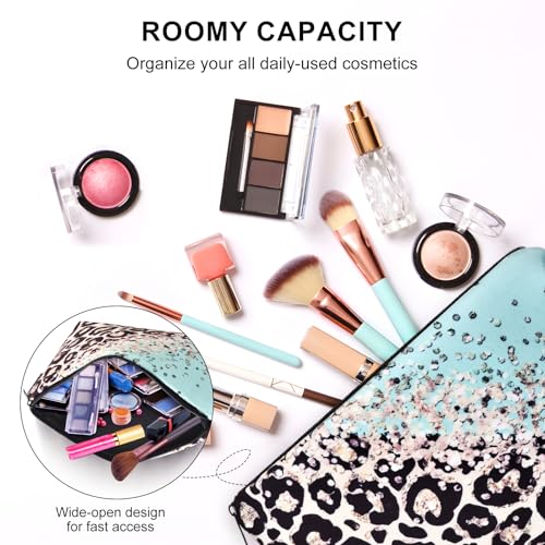 Small Makeup Bag Mini Cosmetic Pouch Cute Travel Toiletry Organizer