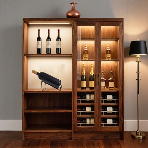 Fosinz Metal Wine Rack - Compact Tabletop Holder for 2 Bottles