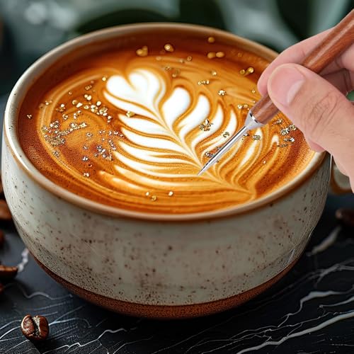 Professional Latte Art Pen & 6-Needle Espresso Stirrer Set