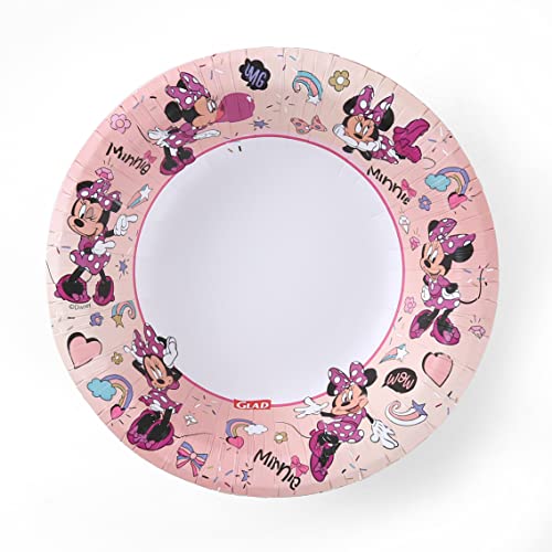 Glad for Kids Disney Minnie Mouse Paper Bowls, 12 Oz, 40 Count (Pack of 8)