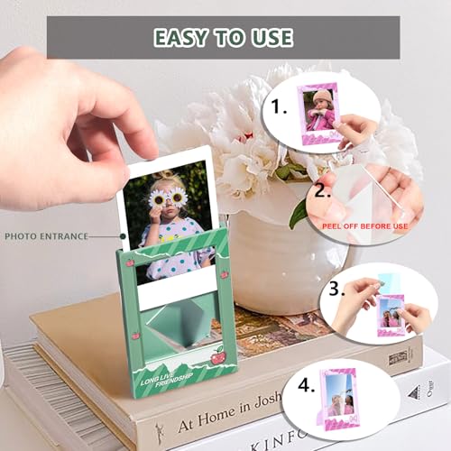 WOGOZAN 2x3 Mini Picture Frames for Fujifilm Instax Mini - 5 Pack