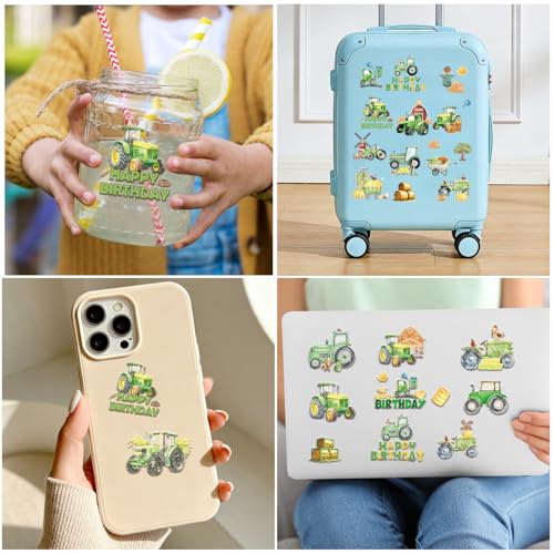Tractor Temporary Tattoos for Kids - 200+ Farm Party Favors