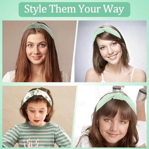 Casoty Knotted Headbands for Women 3-Piece Non-Slip Hair Bands Set