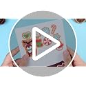 Christmas Picture Frame Craft Kit - 24 Snow Globe DIY Sets with Red and Green Variations