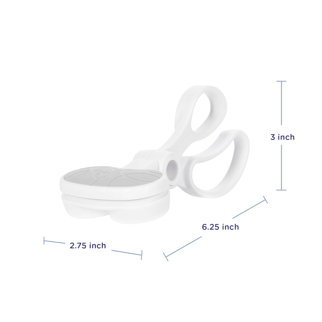 Ubbi Dual Grape Cutter - Safe & Easy Stainless Steel Blade Fruit Slicer for Toddlers & Kids