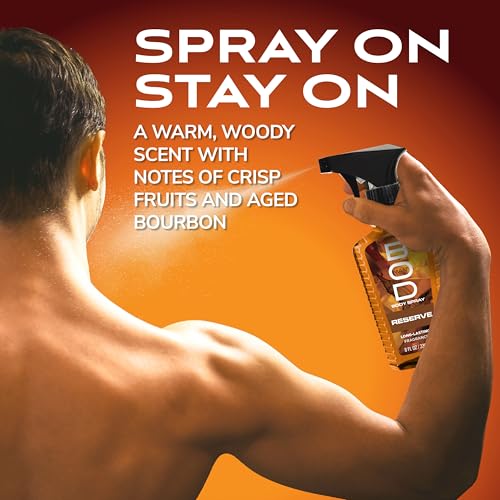 BOD Man Reserve Fragrance Body Spray, 8 fl oz - Warm Bourbon Scent