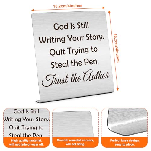 Inspirational Bible Verse Decor Plaque - Christian Gifts for All