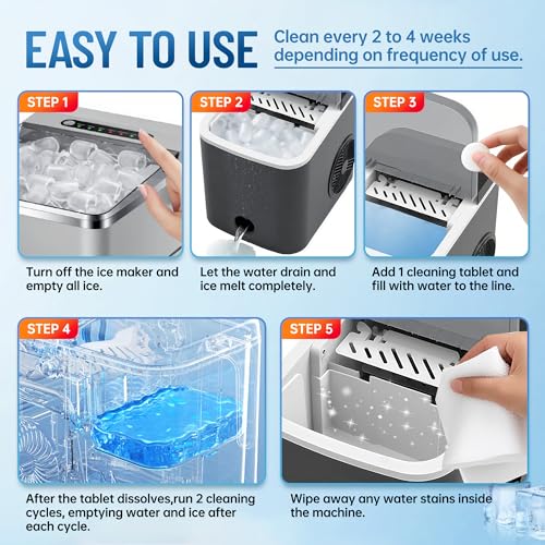 EPASUN Ice Maker Cleaner Tablets - 36 Count for Fresh Ice