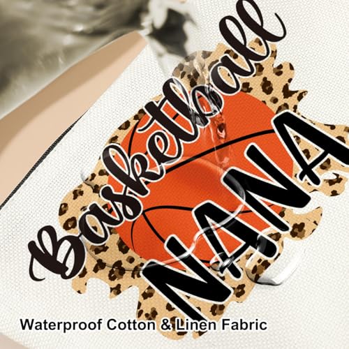 Basketball Nana Makeup Bag Travel Toiletry Pouch for Women
